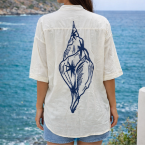 Camisa Lisa Entre Mares